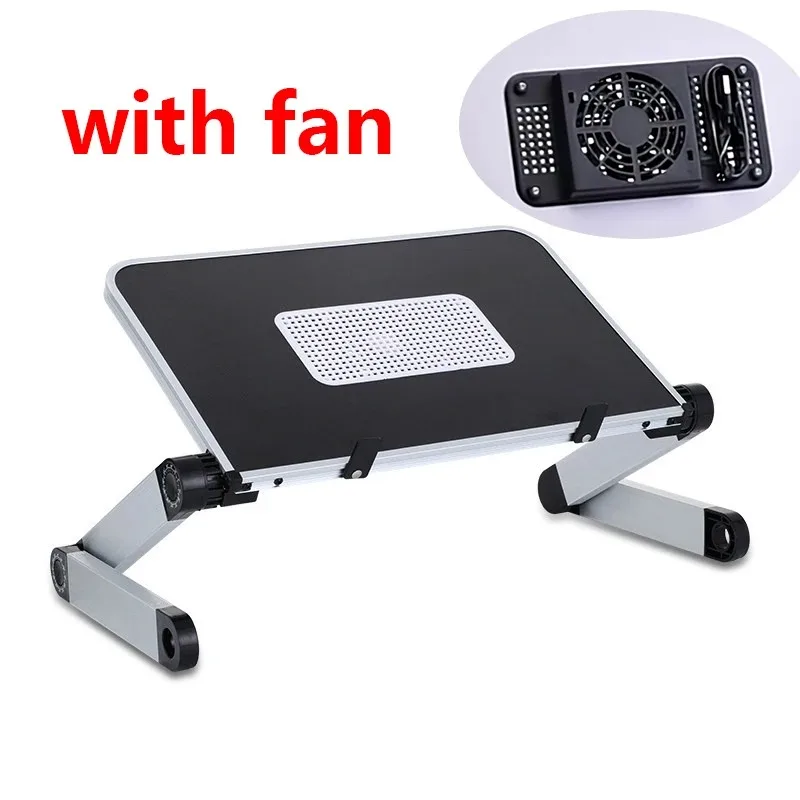 Desk Setup With Laptop - Soporte Ajustable para Portátil con Ventilador