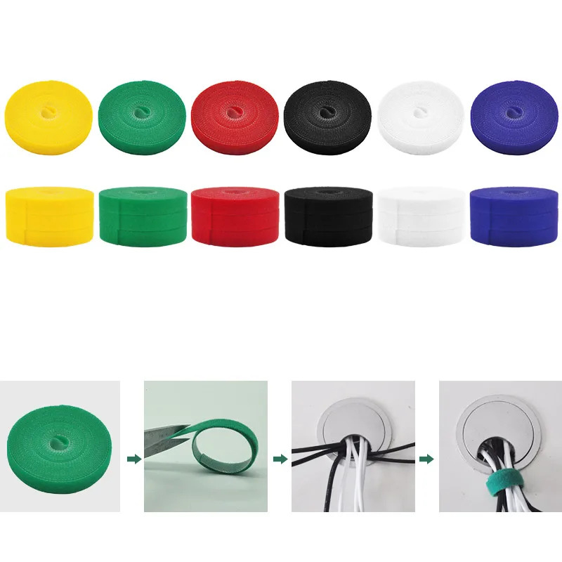 Cable Velcro Strap - Organizador de Cables Reutilizable de 1/2/3