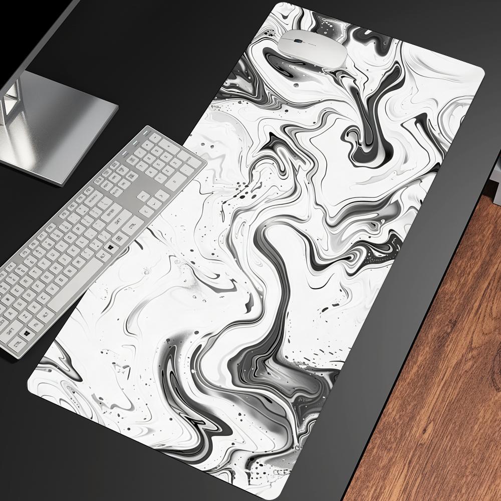 Desk Setup Gaming And Work - Alfombrilla de escritorio de goma antideslizante