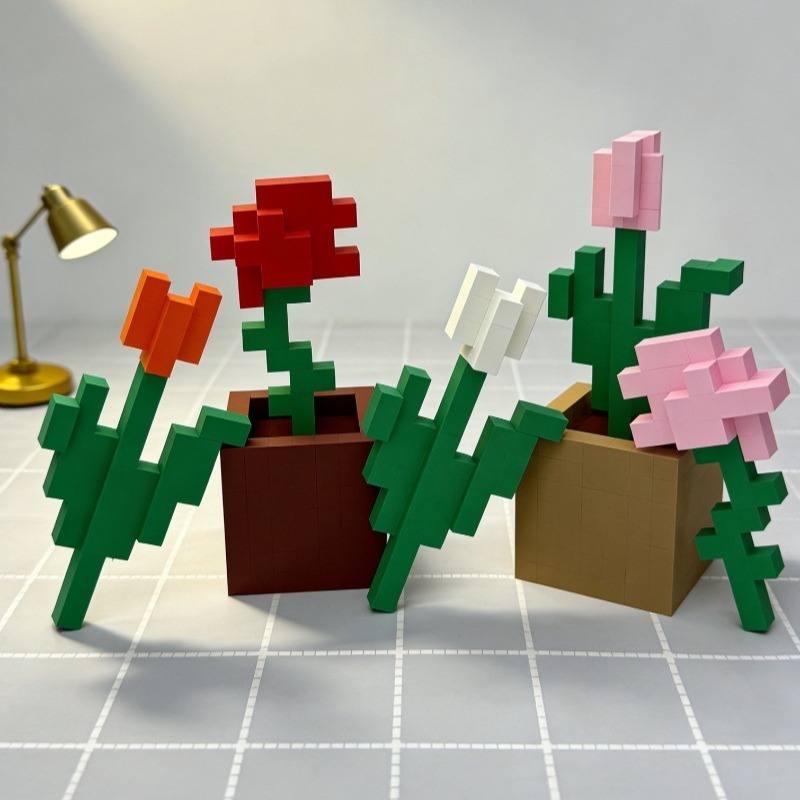 Desk Setup At Home - Decoraciones Florales Únicas Impresas en 3D,
