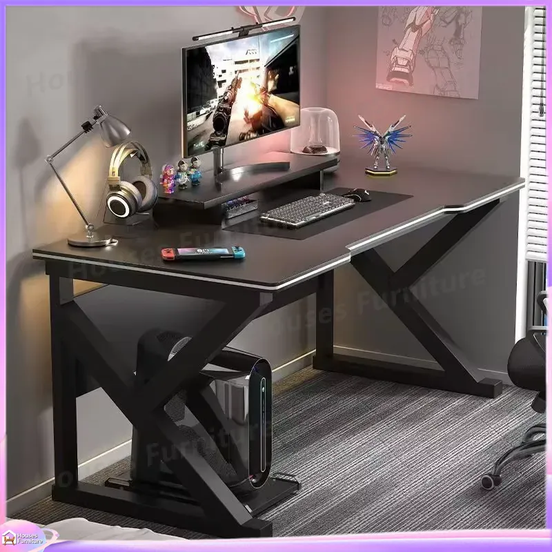 Desk Setup Ergonomics - Escritorio de Juegos Metálico para Computadora,