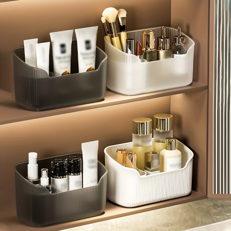 Desk Setup Shelves - Caja de almacenamiento de cosméticos multifuncional,