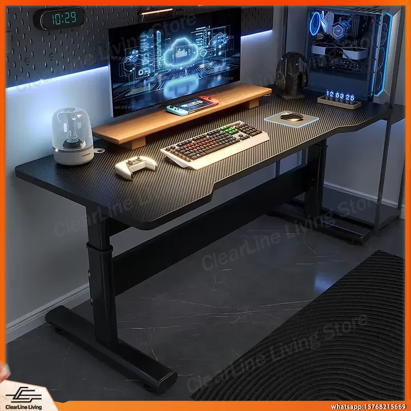 Desk Setup Ergonomics - Escritorio Eléctrico Ajustable en Altura para