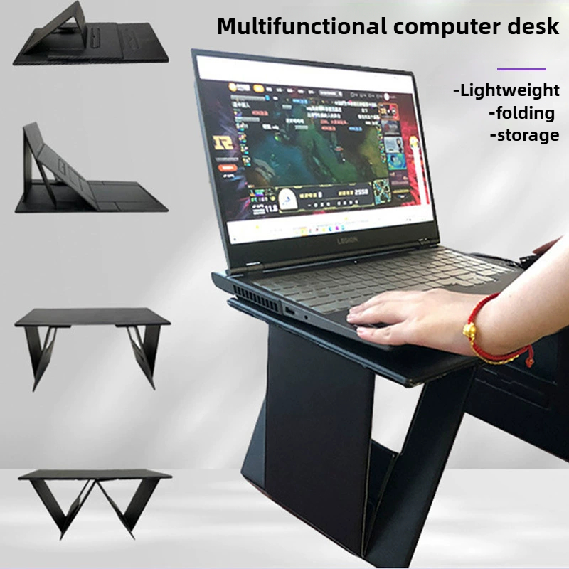 Desk Setup Essentials - Soporte Plegable Multifuncional para Portátil, Escritorio