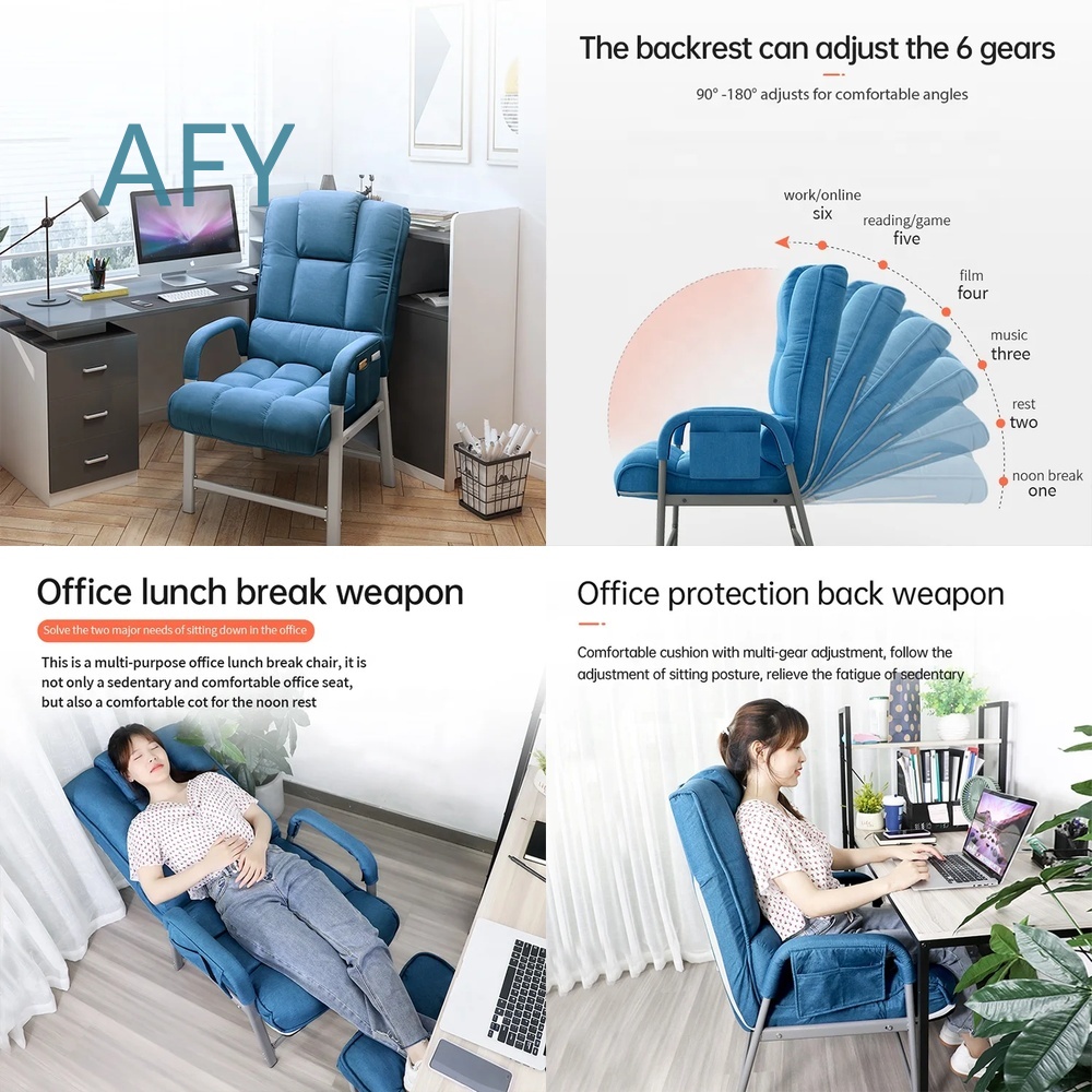 Desk Setup Ergonomics - Silla de Oficina Plegable de Tela