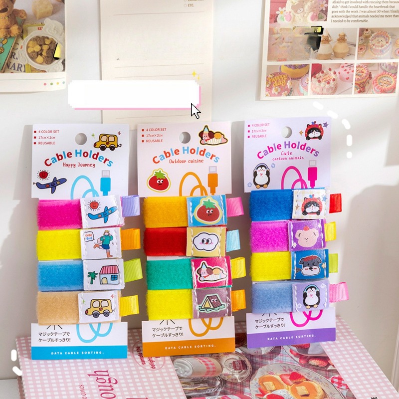Cable Velcro Strap - 3 piezas de organizadores de cables