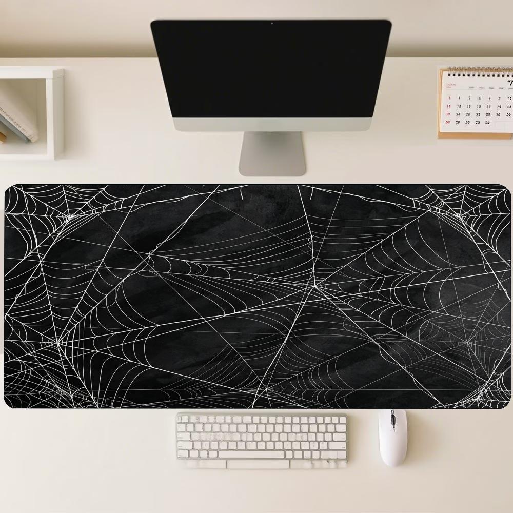 Desk Setup Gaming And Work - Alfombrilla de Ratón Grande Antideslizante de