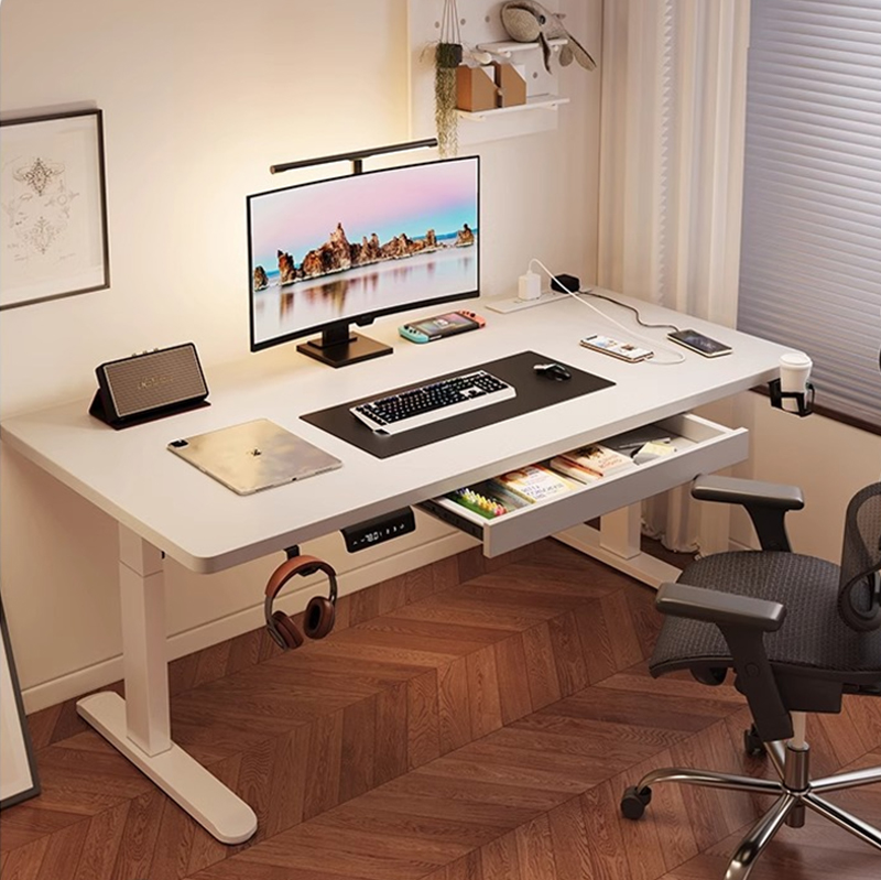 Desk Setup Ergonomics - Escritorio Eléctrico Moderno de Hierro con