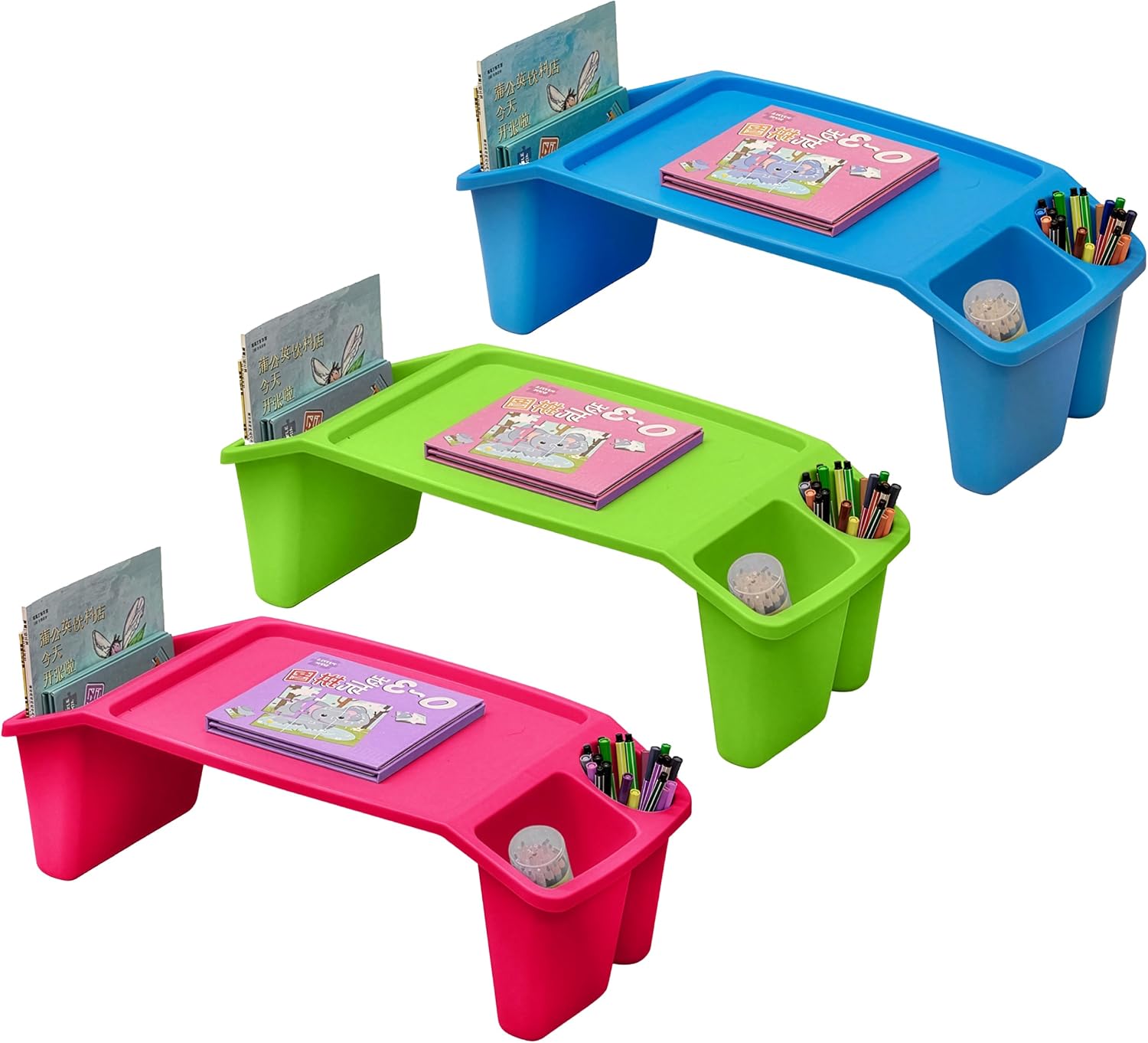 Desk Setup Art - Juego de 3 Mesas Portátiles para