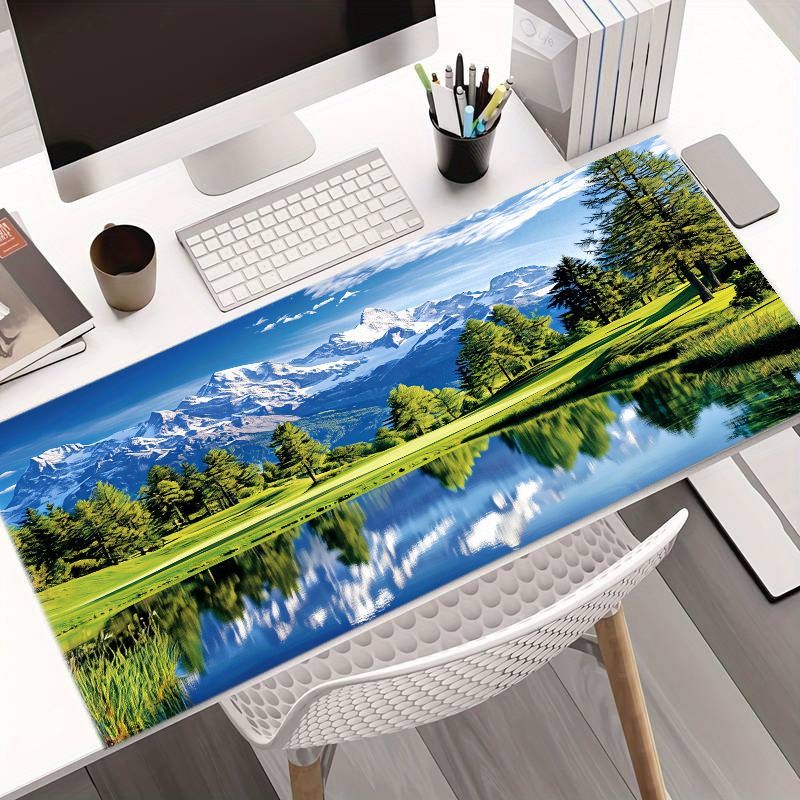 Desk Setup Ergonomics - Alfombrilla de Ratón Grande de Hierro