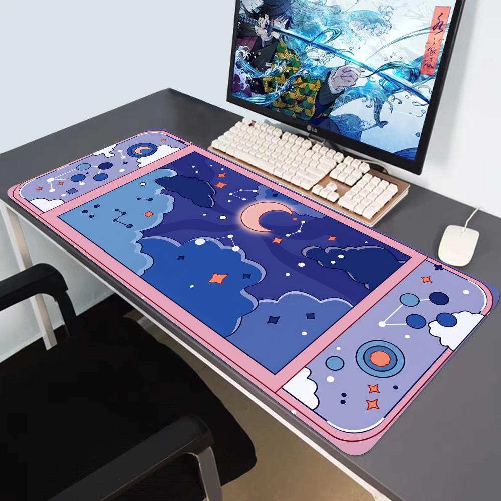 Desk Setup Art - Alfombrilla de Escritorio Grande HYBXAXC con