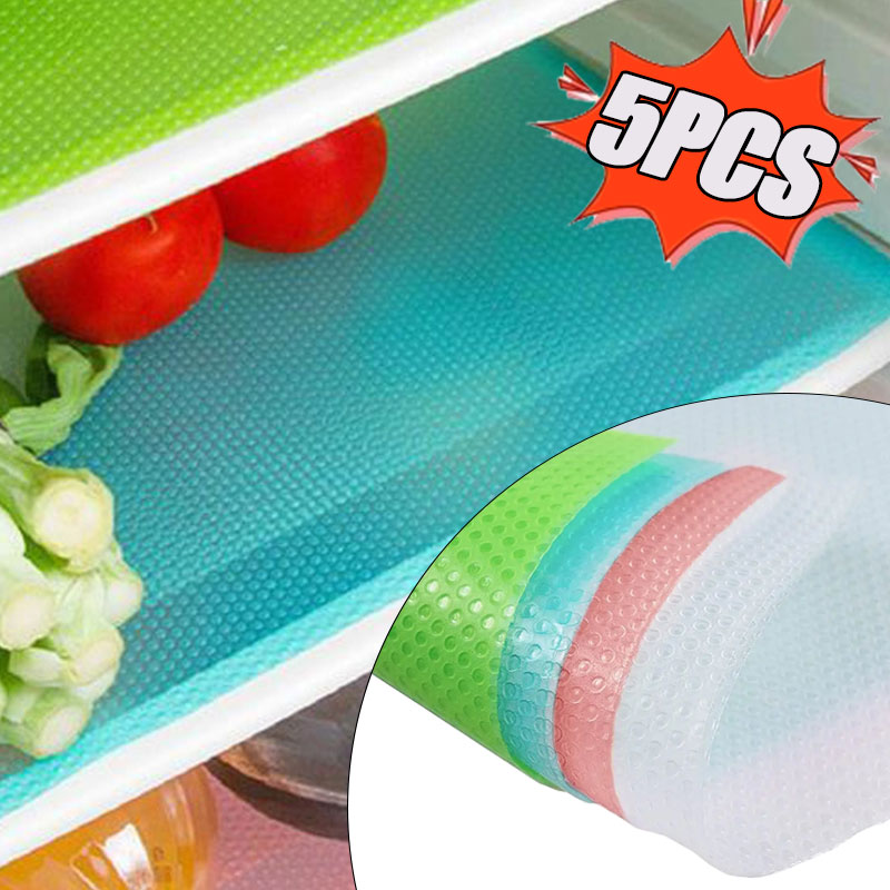 Desk Setup Shelves - 5/3/1 Uds. Alfombrillas para refrigerador, revestimientos