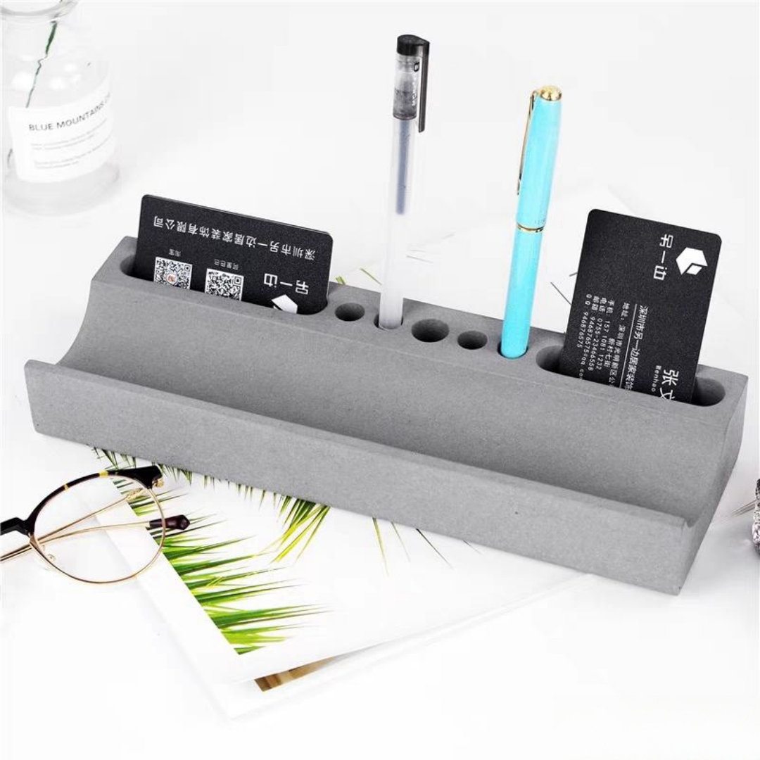 Desk Setup Shelf - Soporte de bolígrafo para estante de