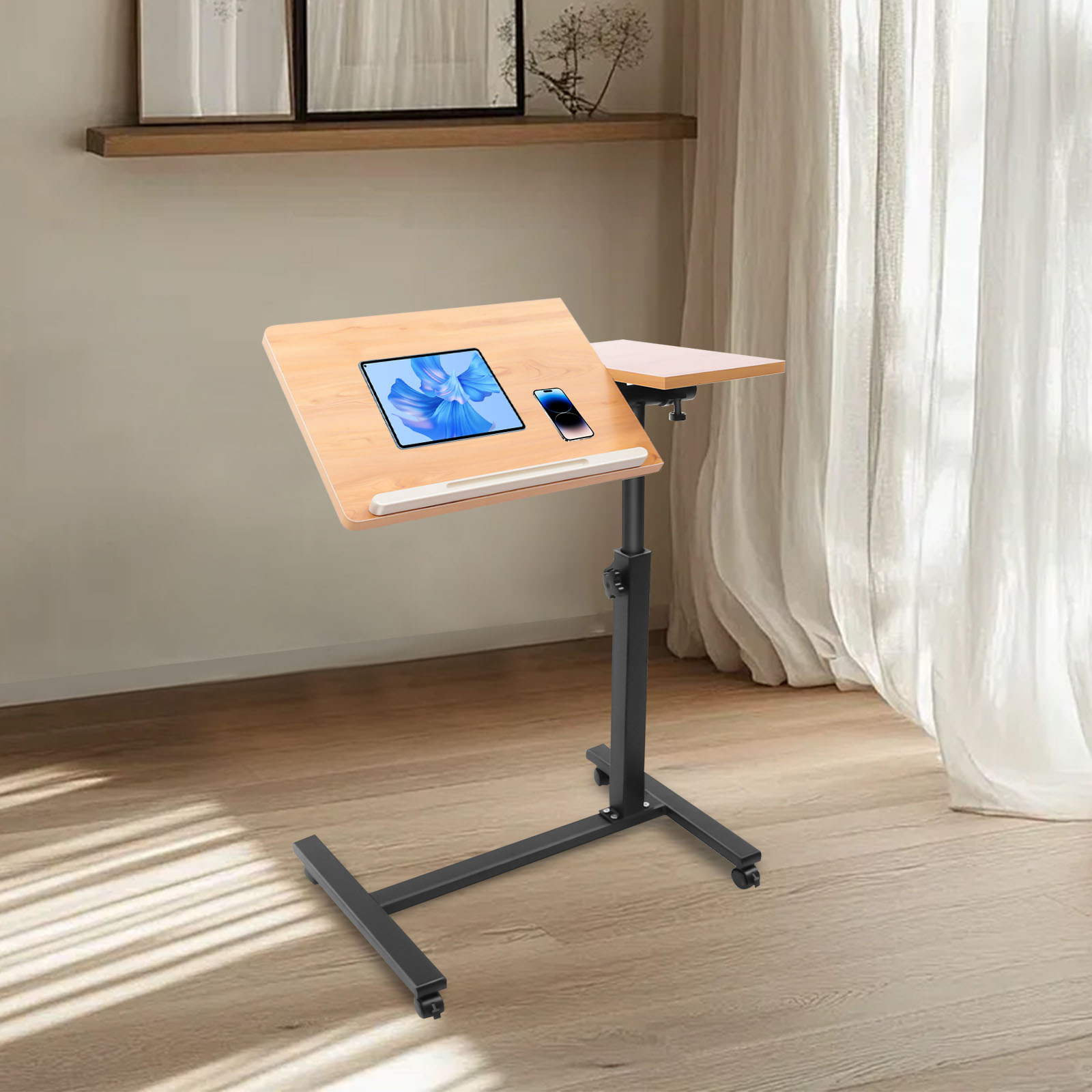 Mesa para portátil móvil ajust - Desk Setup With Laptop reseña y precio