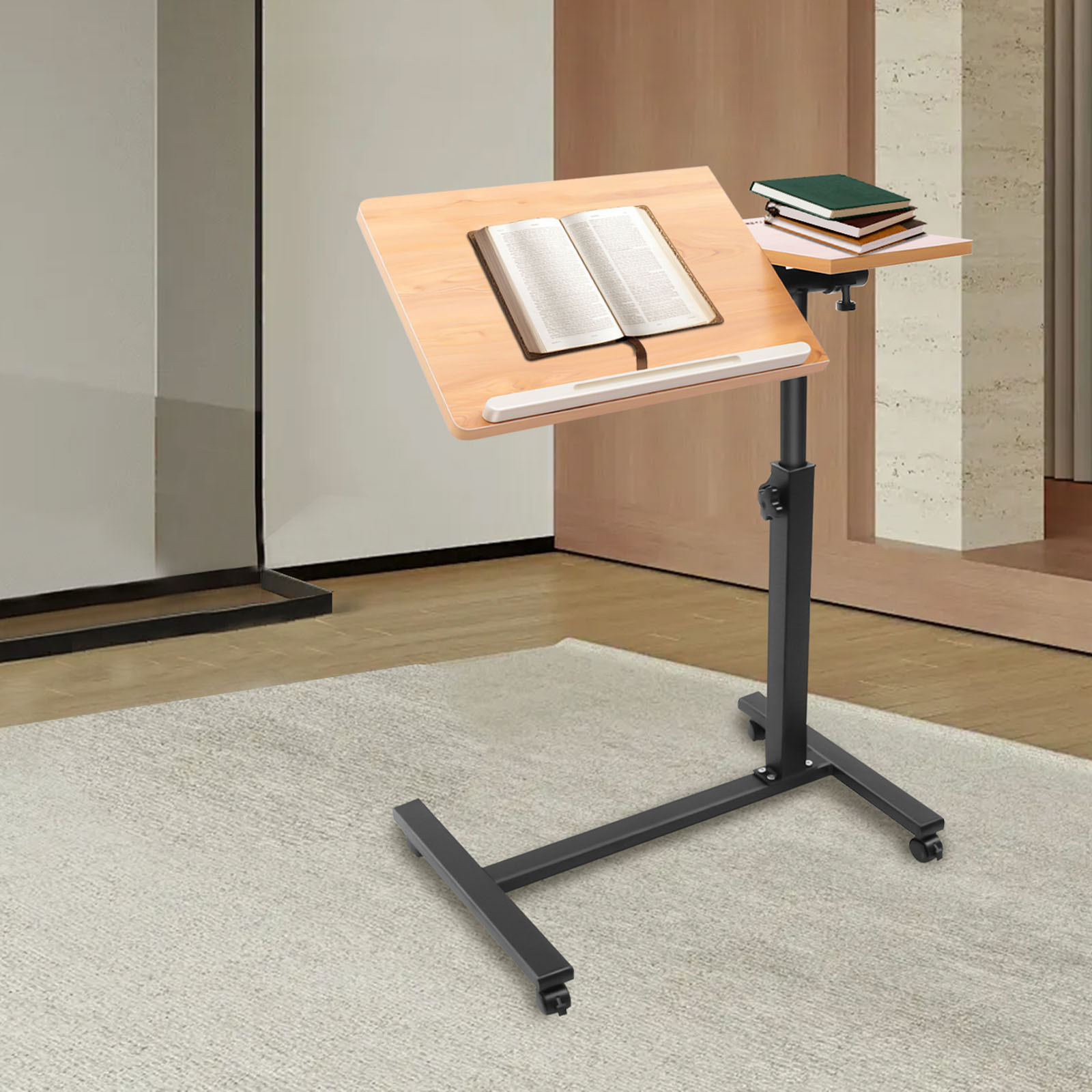 Mesa para portátil móvil ajust - Desk Setup With Laptop reseña y precio