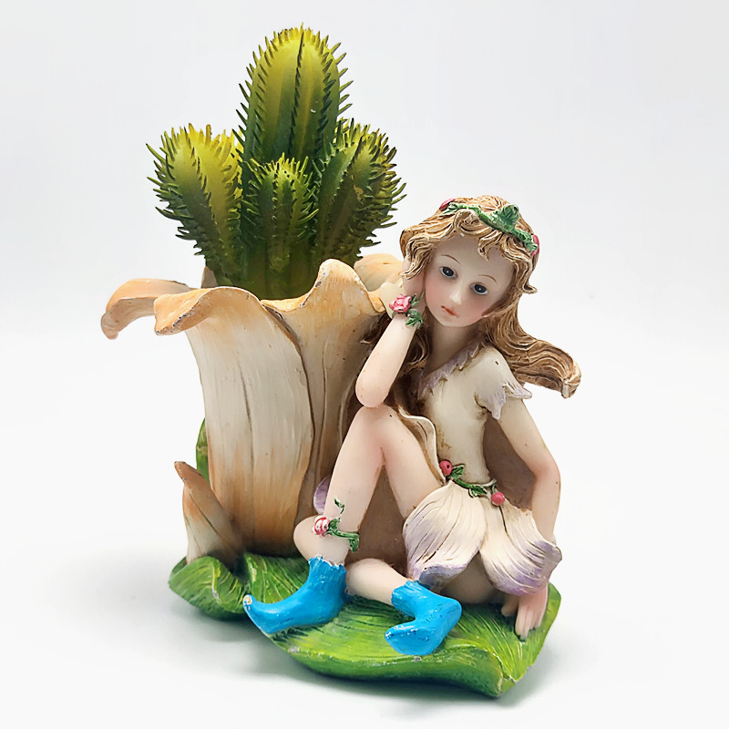 Florero de hadas, Cactus, mold - Desk Setup Plant reseña y precio