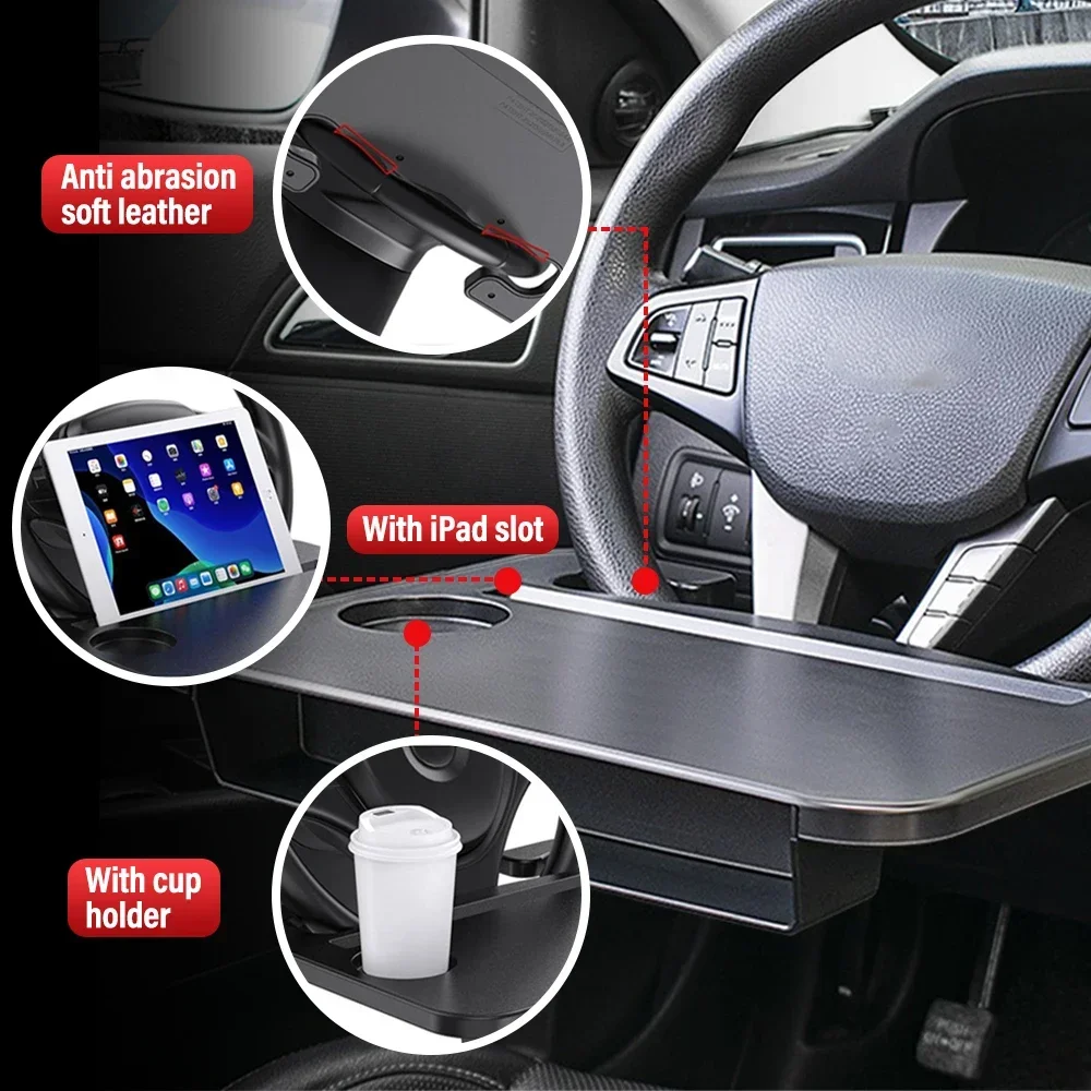 Bandeja Multiusos para Coche,  - Desk Setup With Laptop reseña y precio