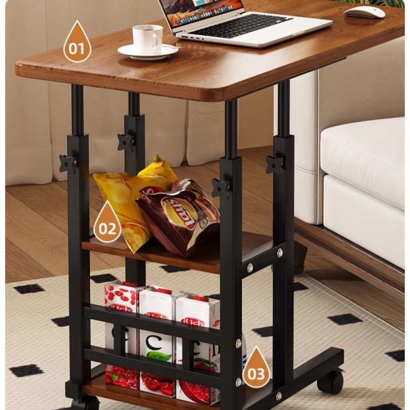 Mesa de Noche Móvil con Ruedas - Desk Setup With Laptop reseña y precio