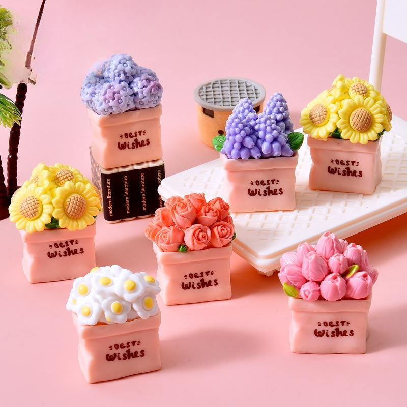Mini maceta para flores, plant - Desk Setup Plant reseña y precio