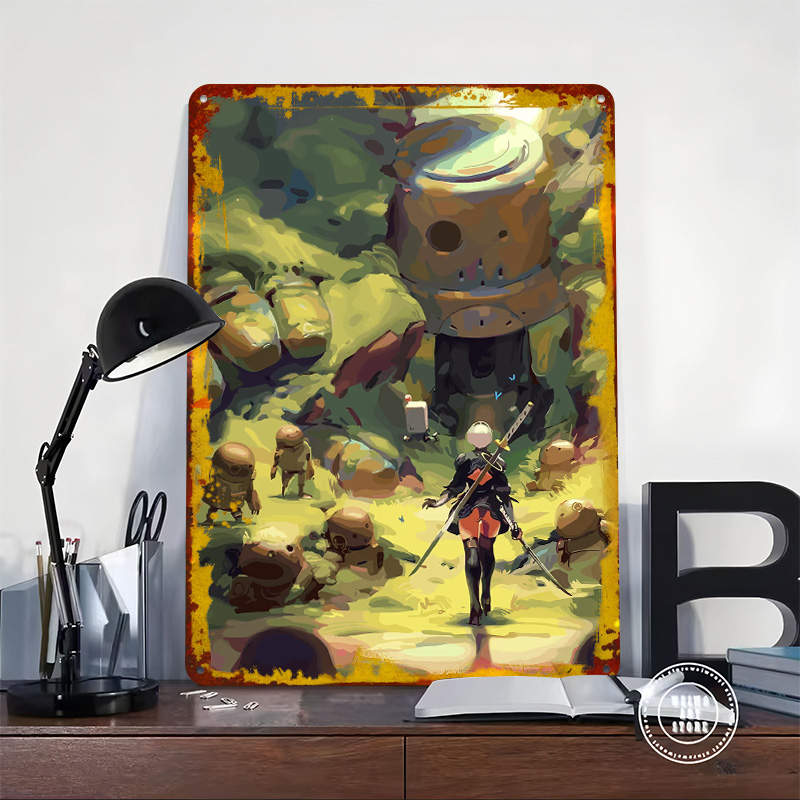 Nier Automata: 2B en el Bosque - Desk Setup Art reseña y precio