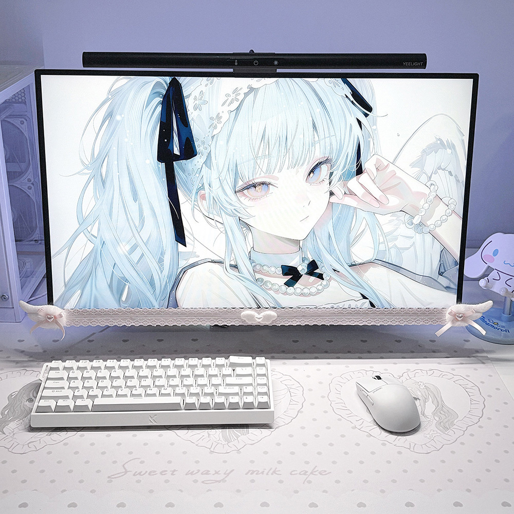 Nuevo Adorno de Encaje Blanco  - Desk Setup Gaming reseña y precio