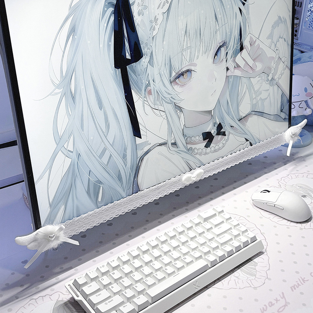 Nuevo Adorno de Encaje Blanco  - Desk Setup Gaming reseña y precio