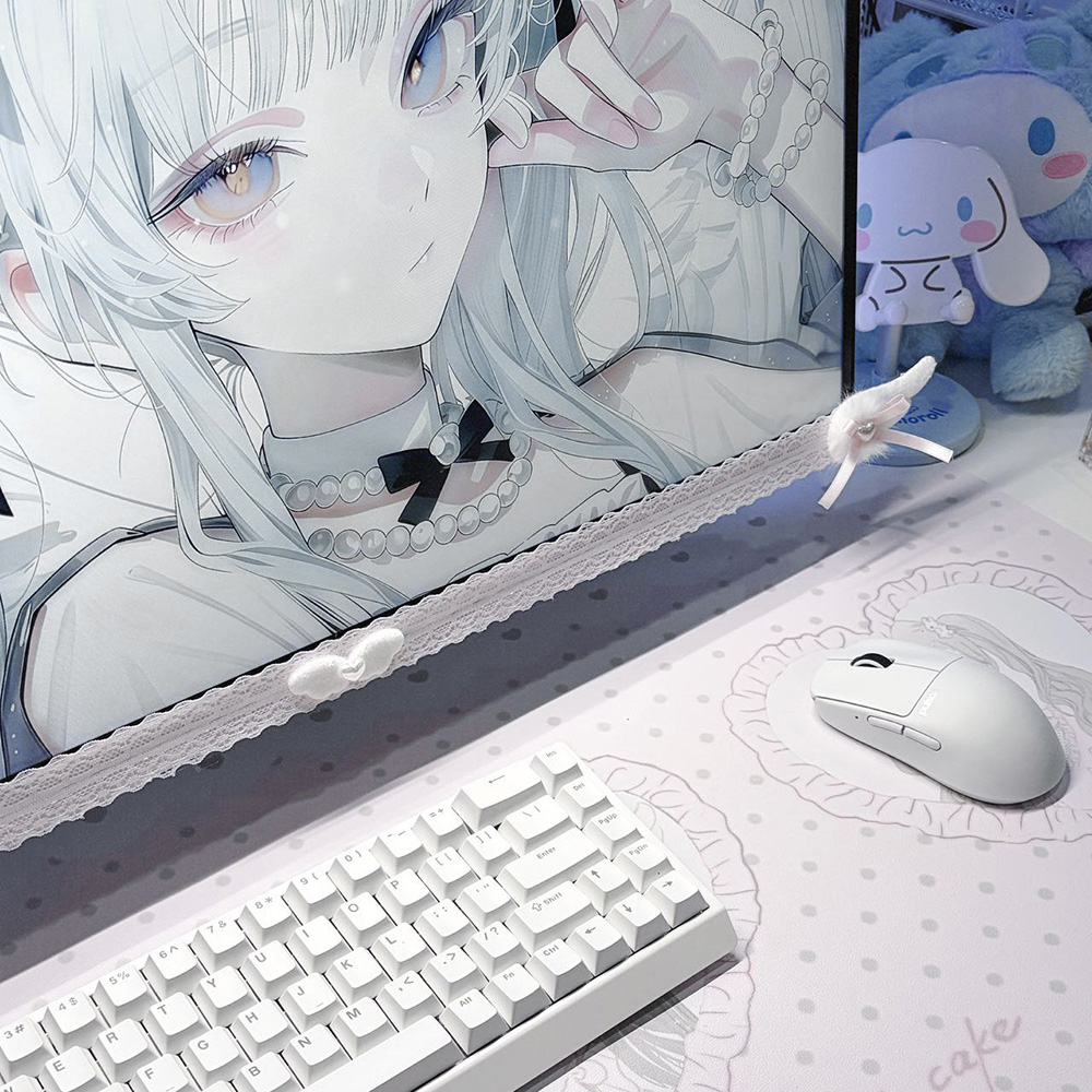 Nuevo Adorno de Encaje Blanco  - Desk Setup Gaming reseña y precio