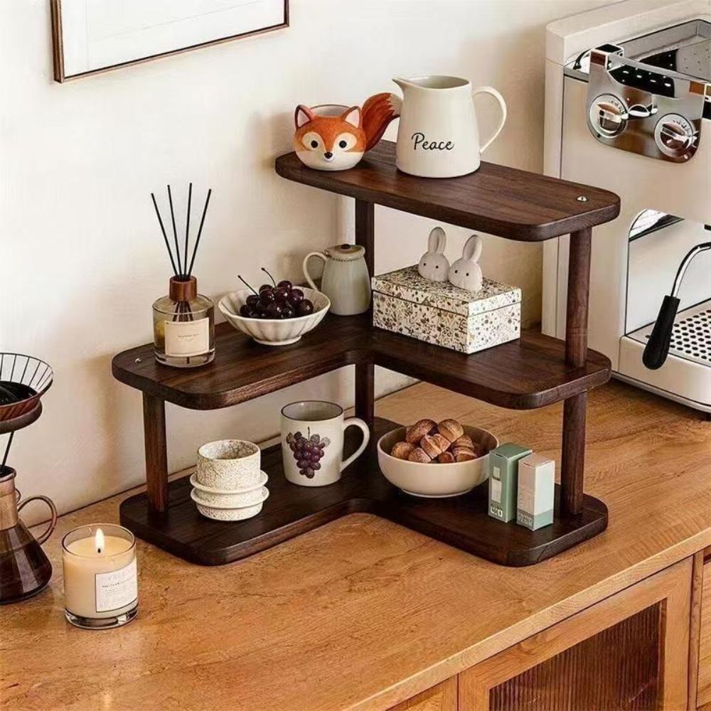 Estante de esquina de varios n - Desk Setup Shelf reseña y precio