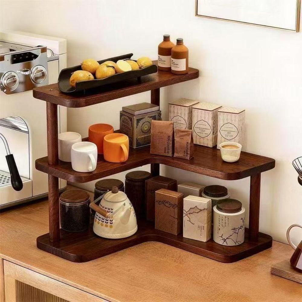 Estante de esquina de varios n - Desk Setup Shelf reseña y precio