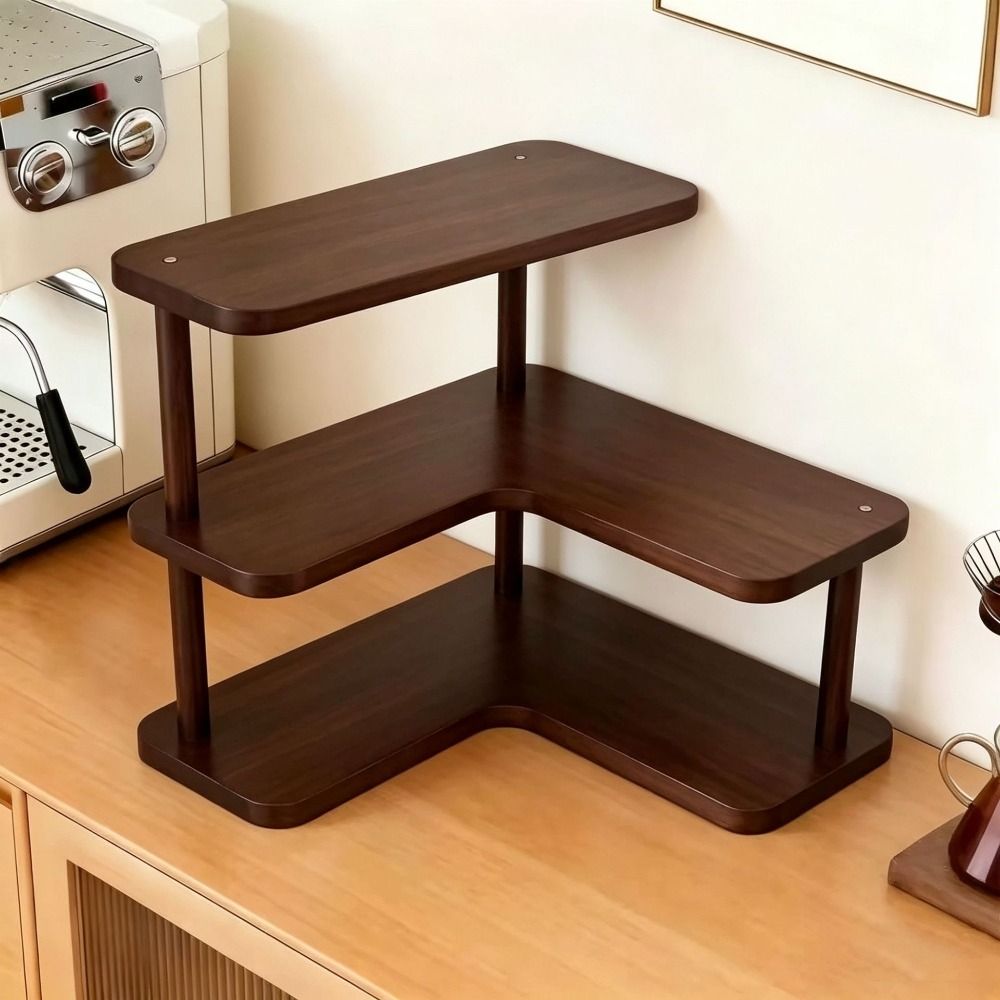 Estante de esquina de varios n - Desk Setup Shelf reseña y precio