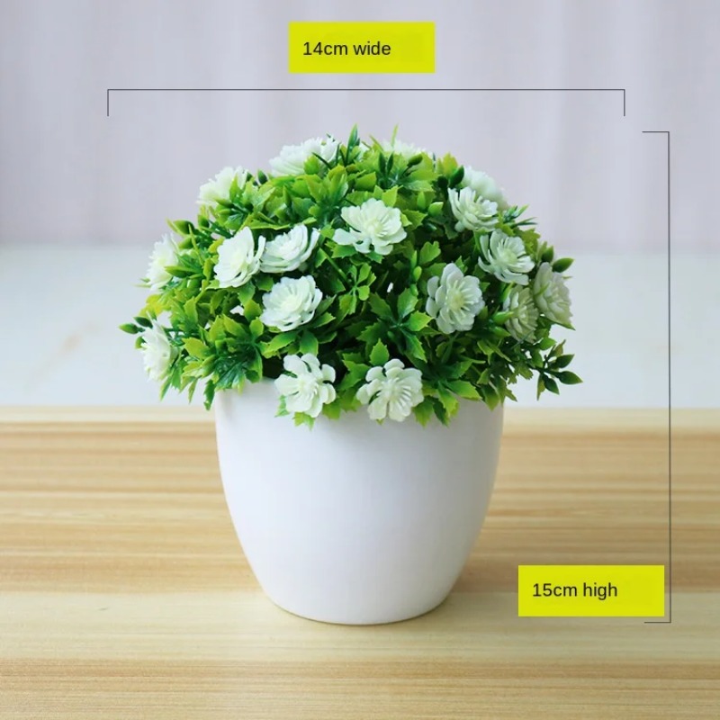 Plantas artificiales para deco - Desk Setup Plant reseña y precio