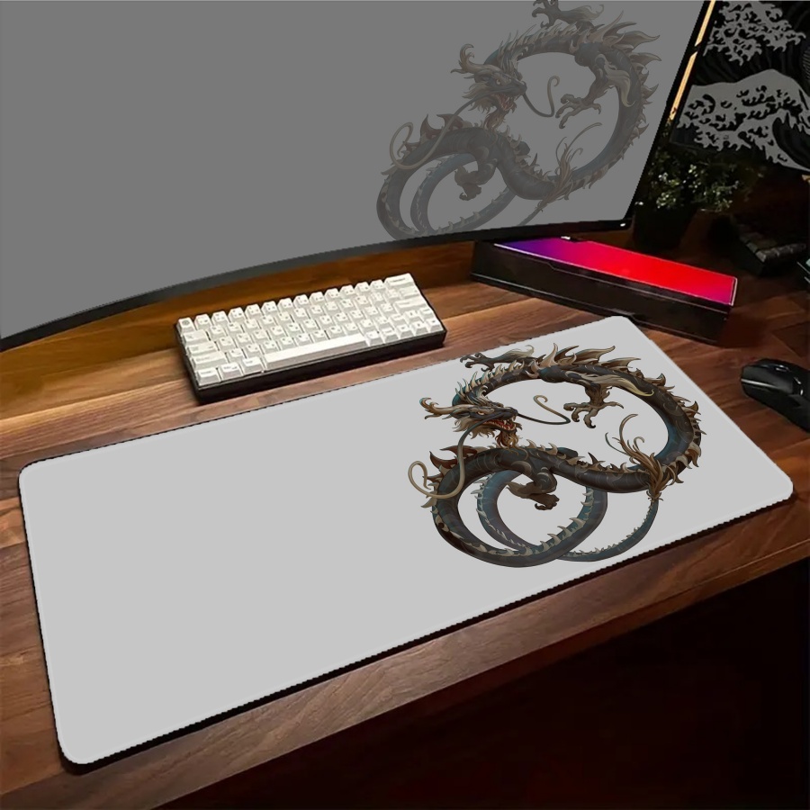 Alfombrilla de ratón negra ONI - Desk Setup Art reseña y precio