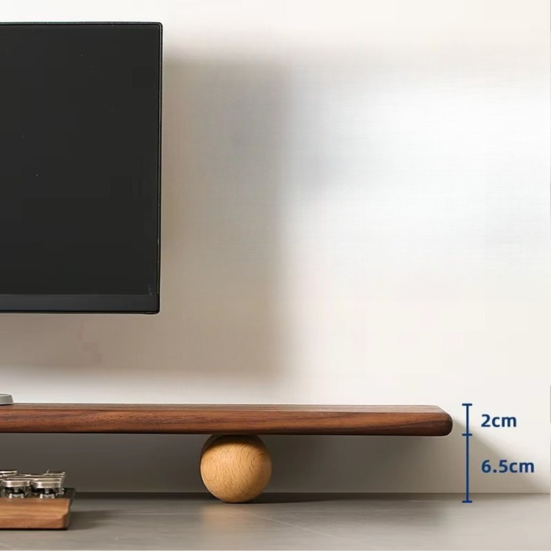 Elevador de Monitor de madera  - Desk Setup For Laptop And Monitor reseña y precio