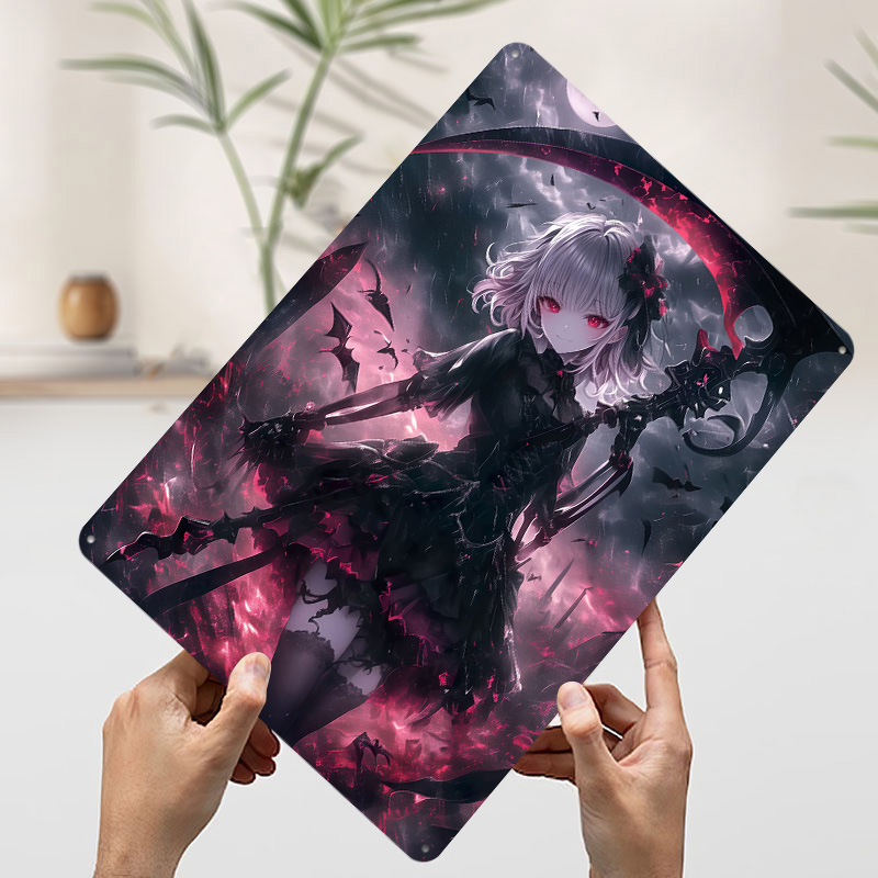 Póster de Chica Demonio Grim R - Desk Setup Art reseña y precio