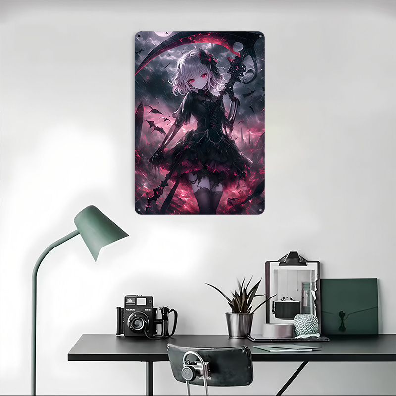 Póster de Chica Demonio Grim R - Desk Setup Art reseña y precio
