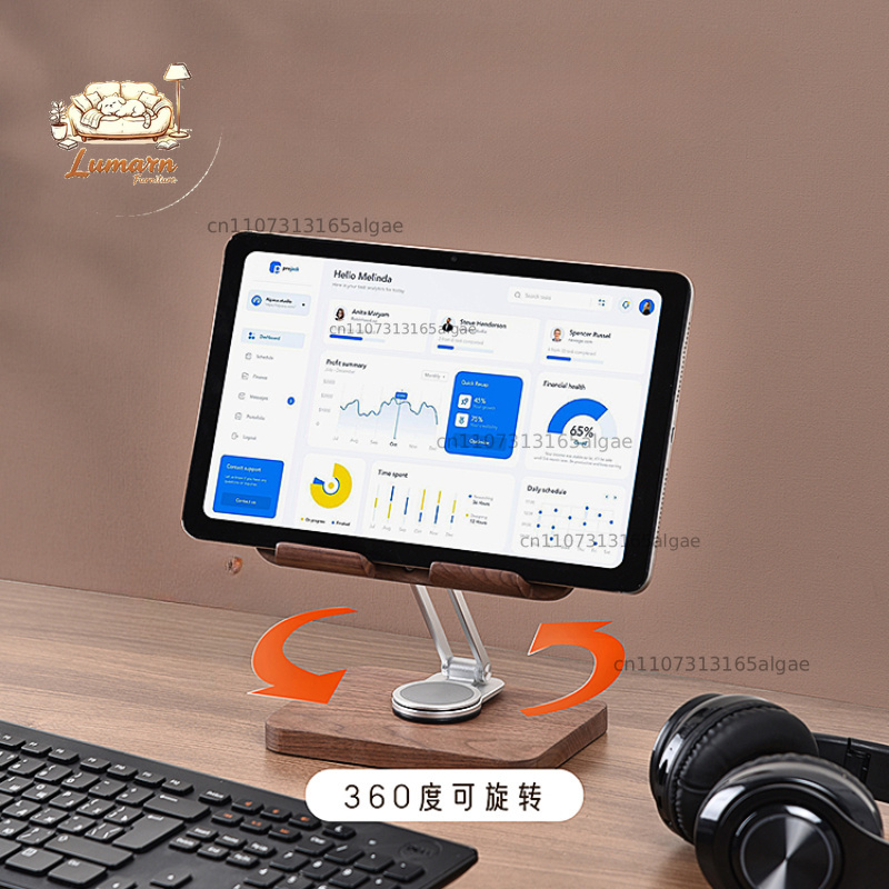 Soporte para iPad de Madera de - Desk Setup With Ipad reseña y precio