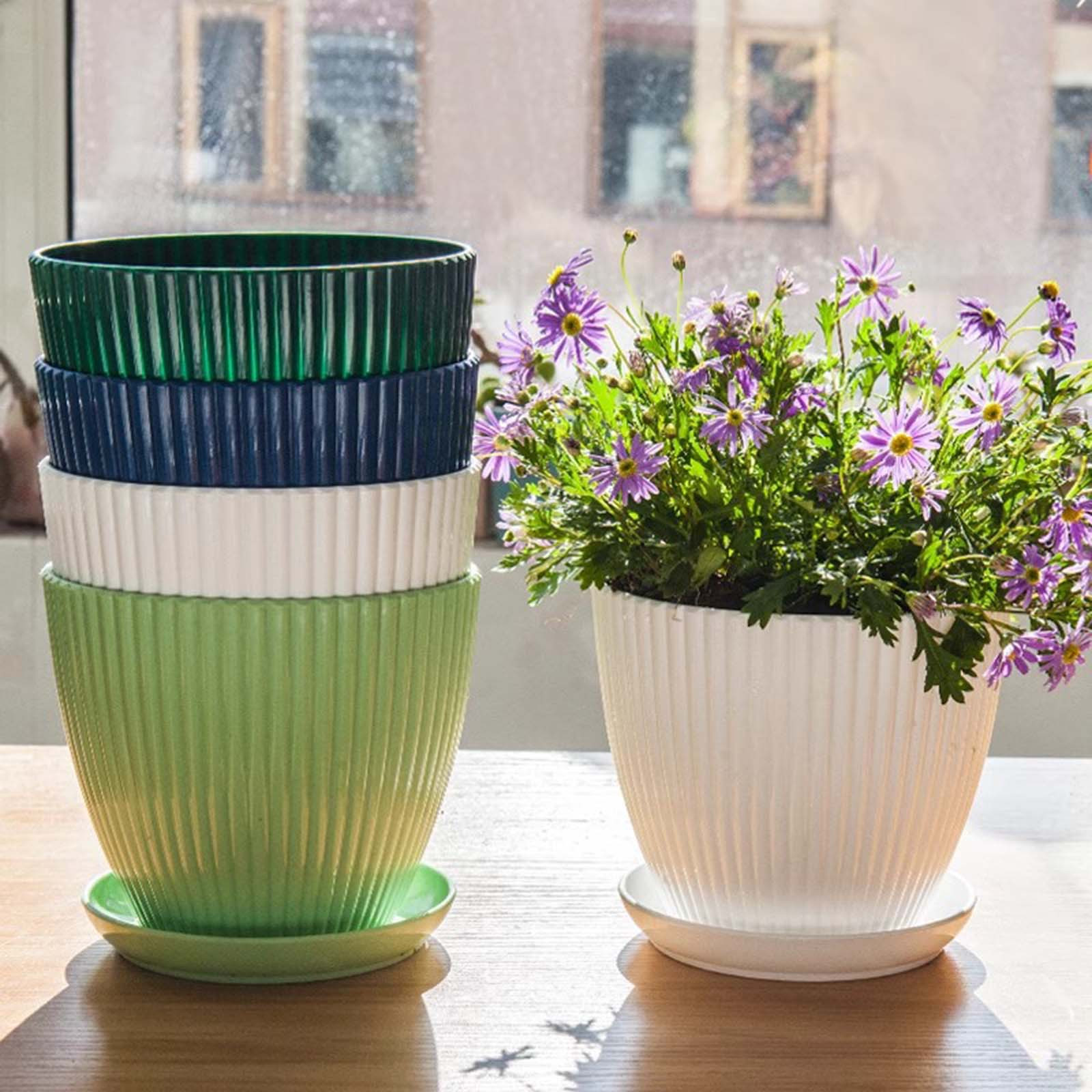 Maceta de Plástico Grueso con  - Desk Setup Plant reseña y precio