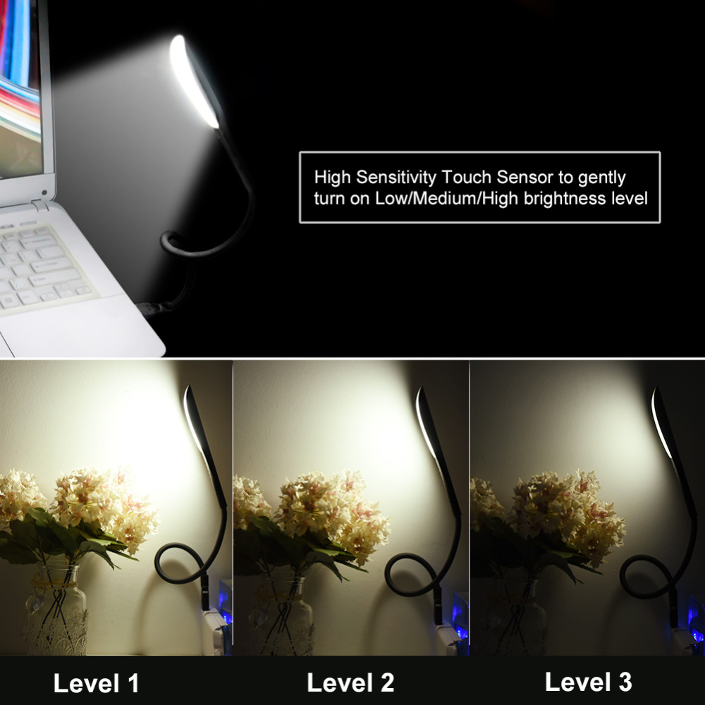 Mini luz USB para portátiles,  - Desk Setup With Laptop reseña y precio