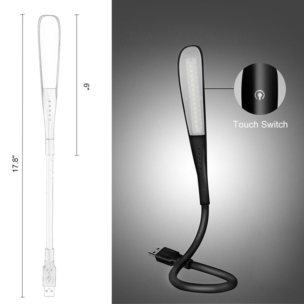 Mini luz USB para portátiles,  - Desk Setup With Laptop reseña y precio