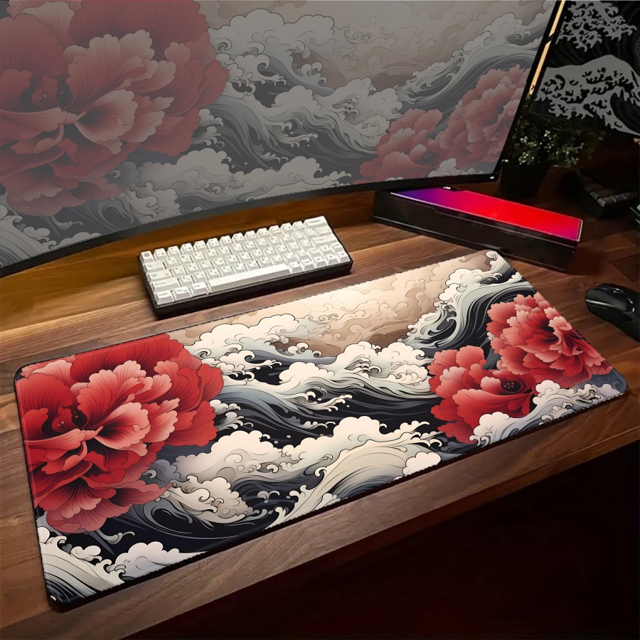 Alfombrilla de ratón grande co - Desk Setup Art reseña y precio