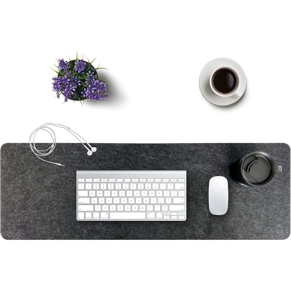 Alfombrilla de fieltro para es - Desk Setup Dark reseña y precio