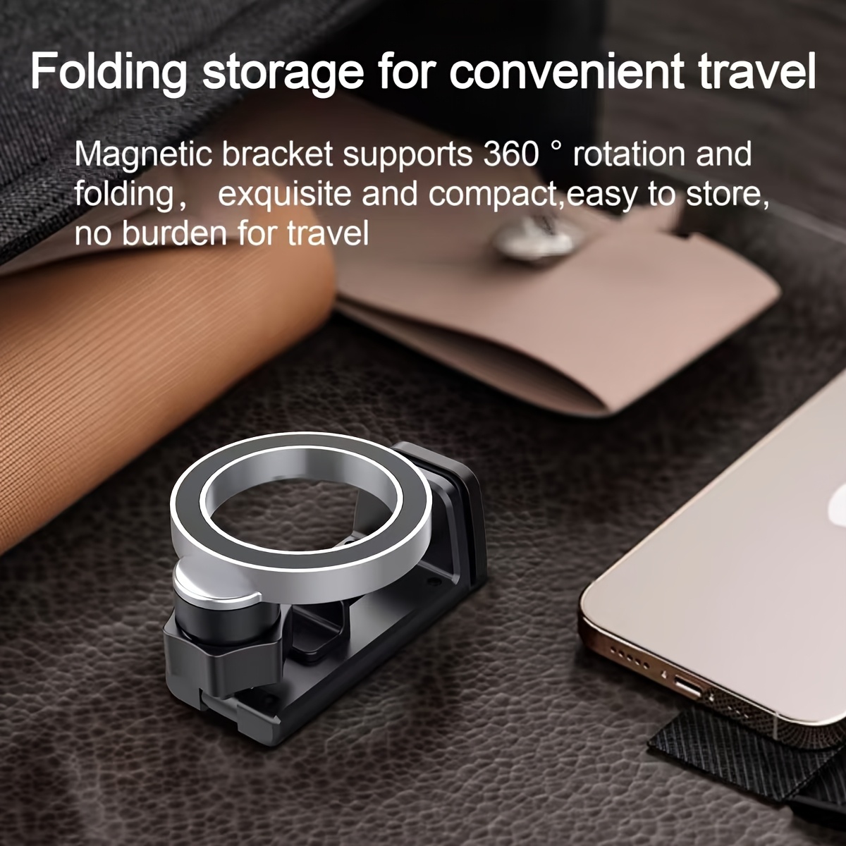 Soporte magnético para teléfon - Desk Setup Essentials reseña y precio