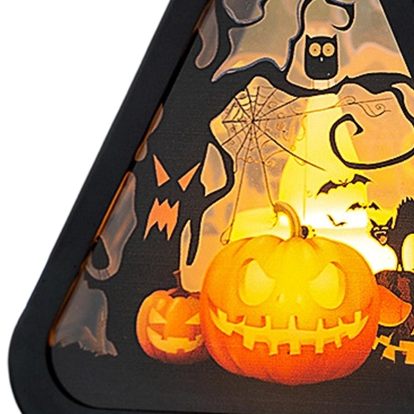 Decoración de Halloween, Lámpa - Desk Setup Shelves reseña y precio