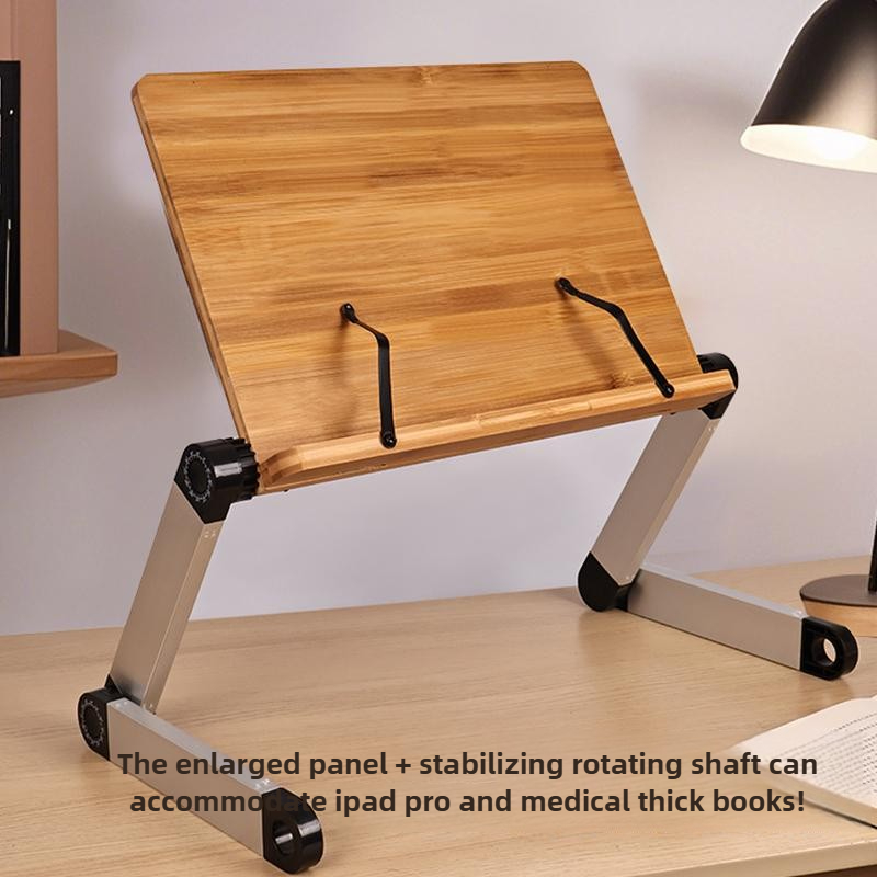 Escritorio de cama de bambú aj - Desk Setup With Ipad reseña y precio