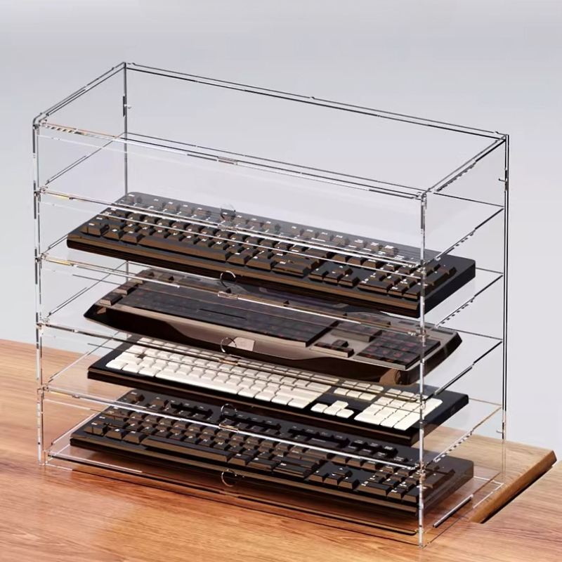 Vitrina acrílica transparente  - Desk Setup Gaming reseña y precio