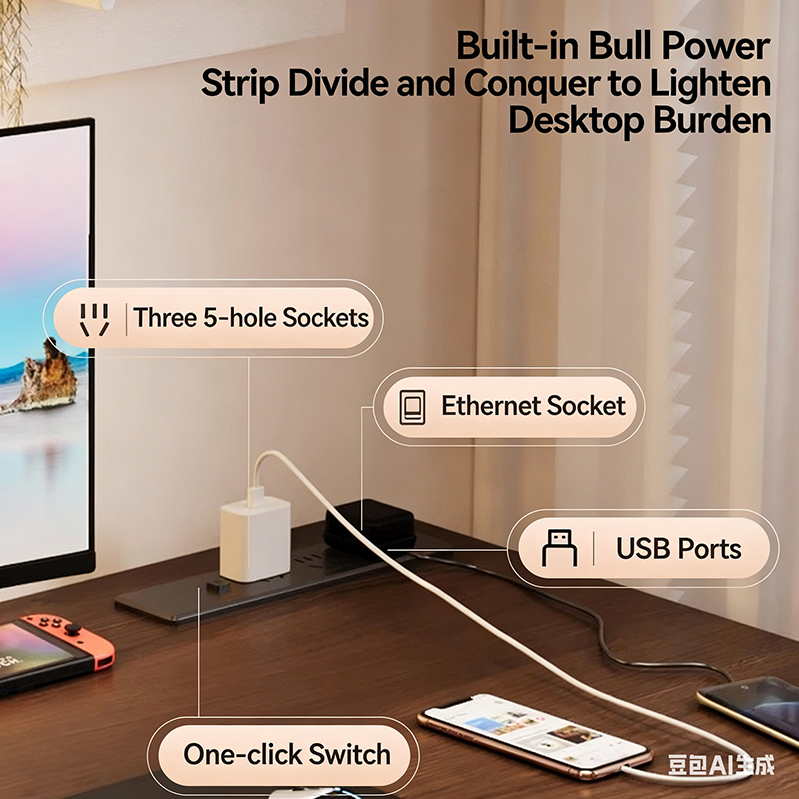 Escritorio Eléctrico Moderno d - Desk Setup Ergonomics reseña y precio