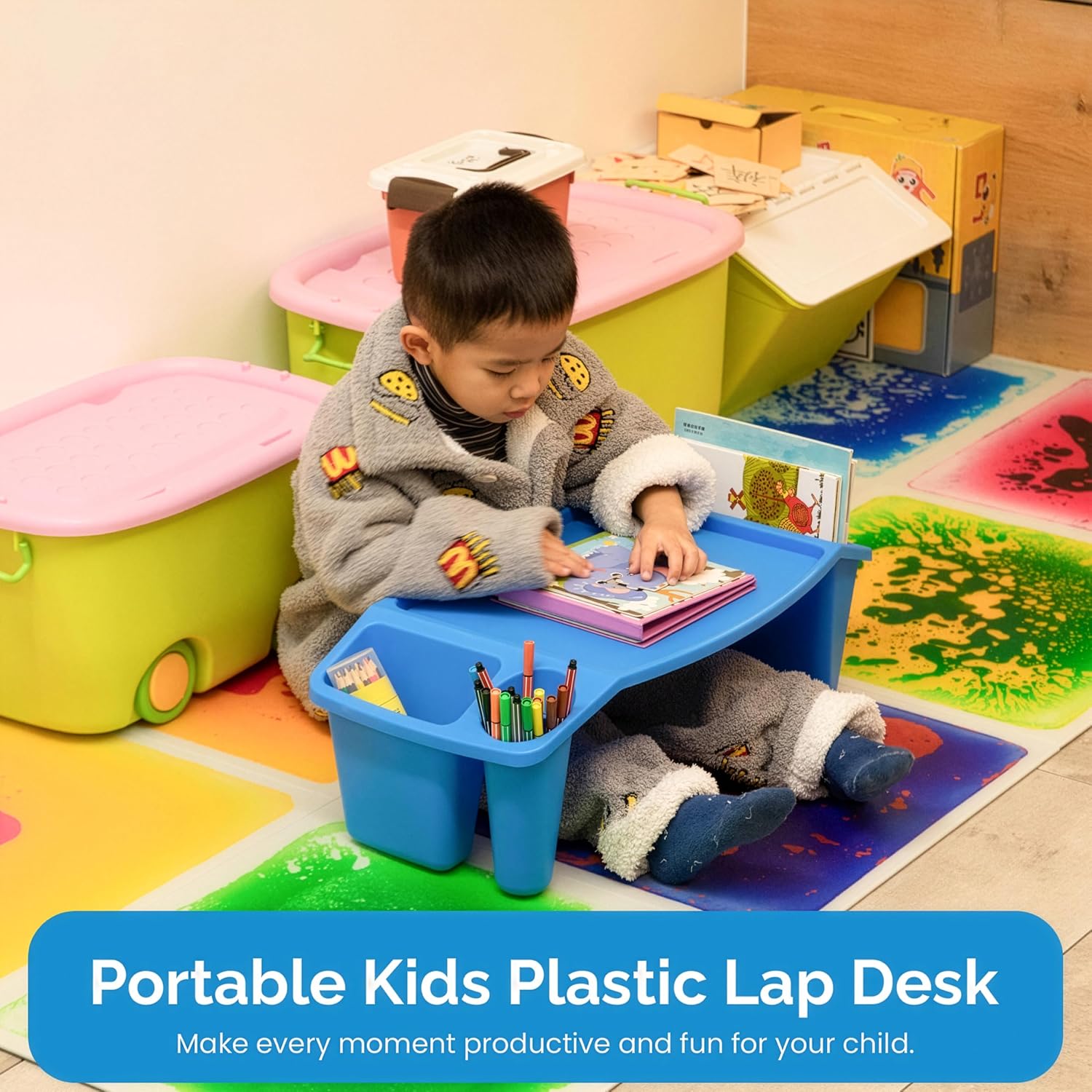 Juego de 3 Mesas Portátiles pa - Desk Setup Art reseña y precio