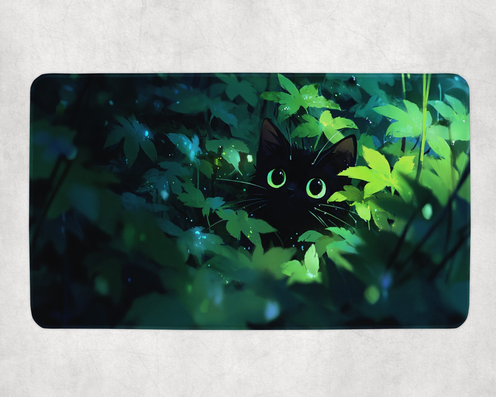 Alfombrilla de ratón Black Cat - Desk Setup Art reseña y precio