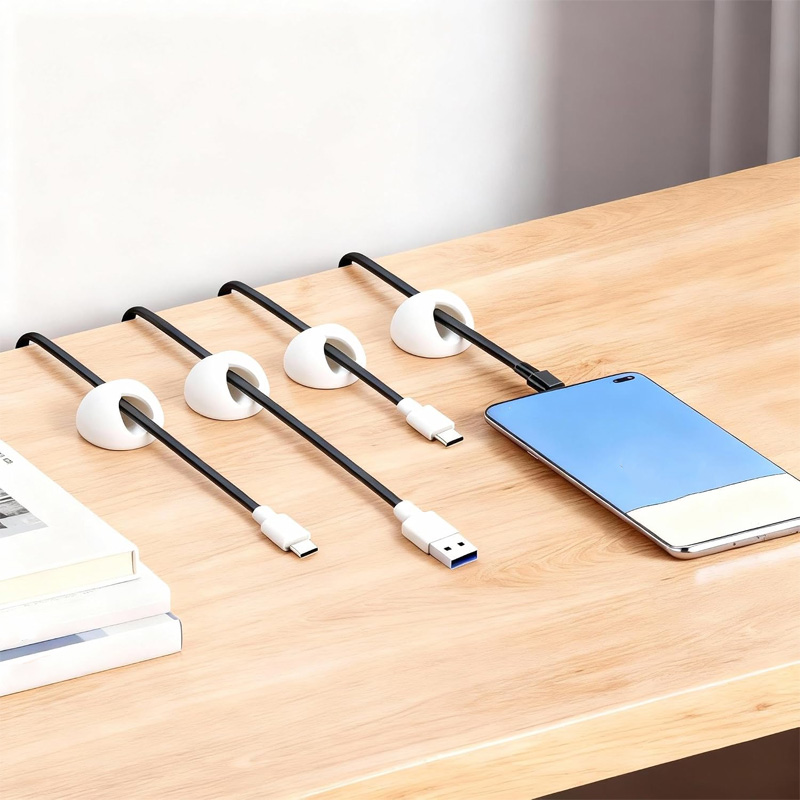Juego de organizadores de cabl - Desk Setup At Home reseña y precio