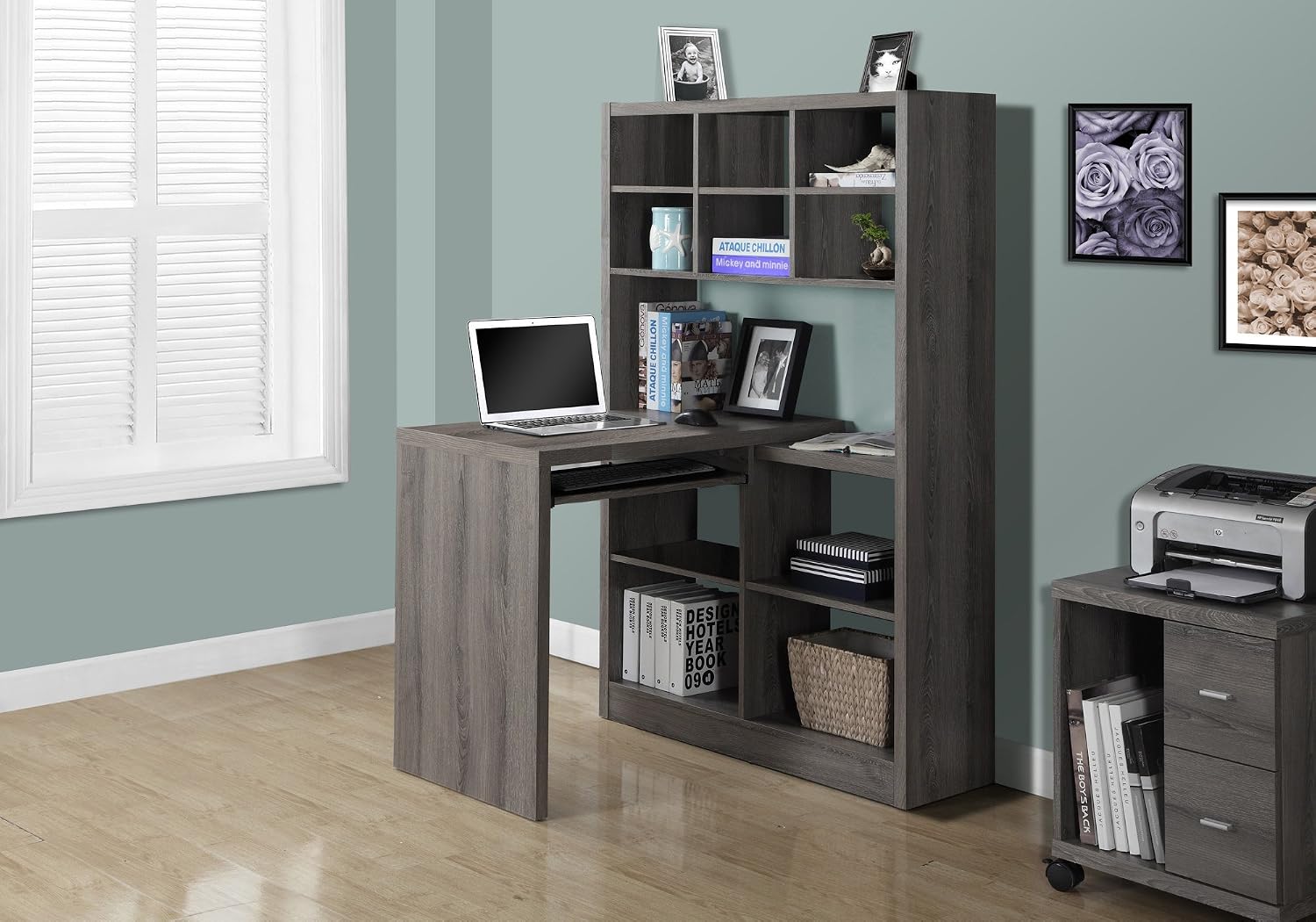 Escritorio de Esquina con Esta - Desk Setup Dark reseña y precio